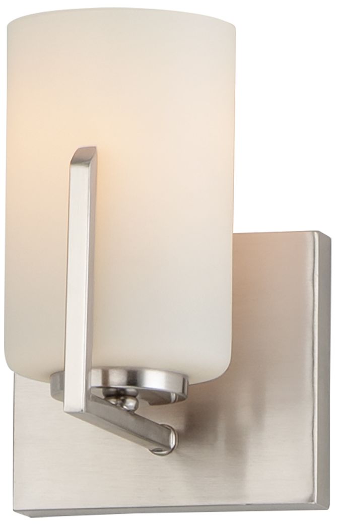 Maxim Dart 7 3/4" High Satin Nickel Wall Sconce