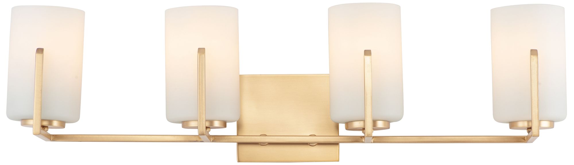 Maxim Dart 29 3/4" Wide Satin Brass 4-Light Bath Light