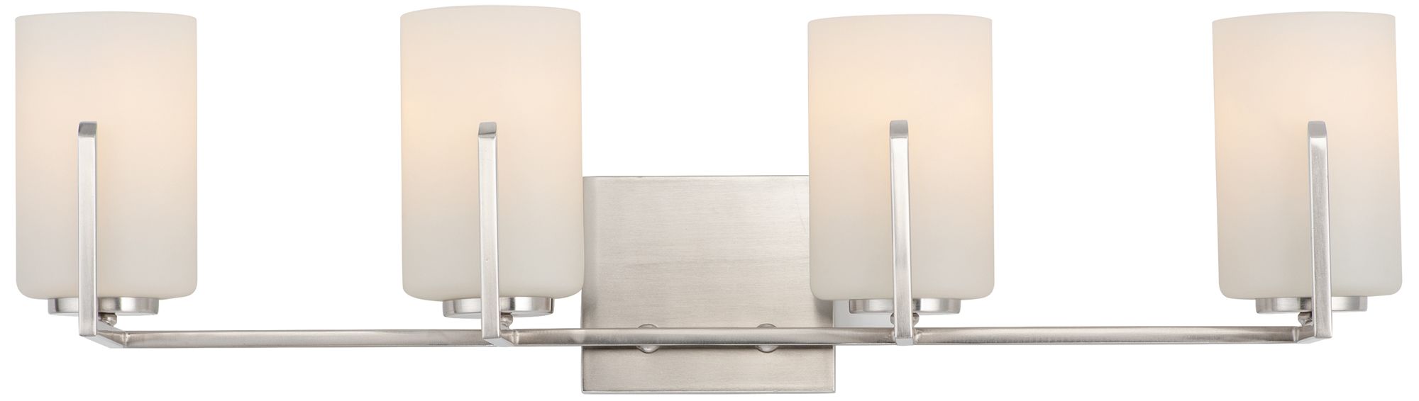 Maxim Dart 29 3/4" Wide Satin Nickel 4-Light Bath Light