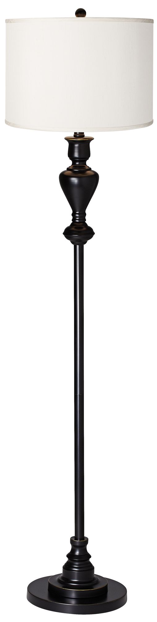cream standard lamp