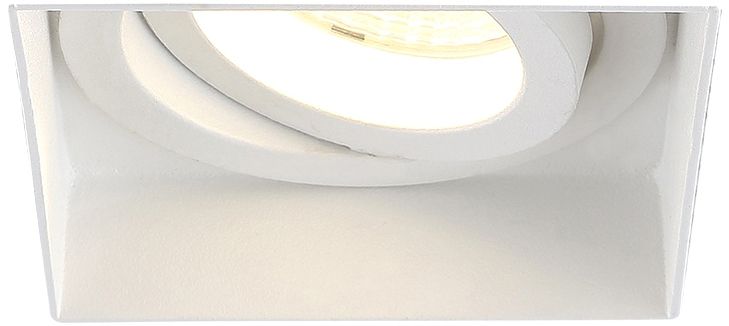 Amigo 3" White 15 Watt LED Square Trimless Gimbal Downlight