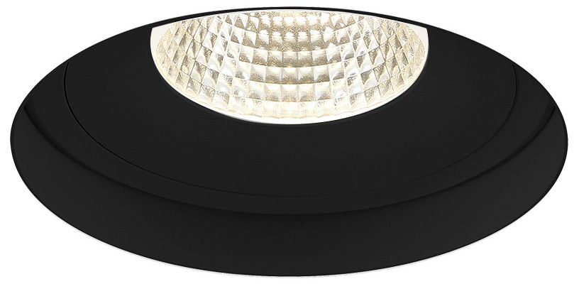 Amigo 6 1/8" Black 26W LED Round Trimless Recessed Downlight