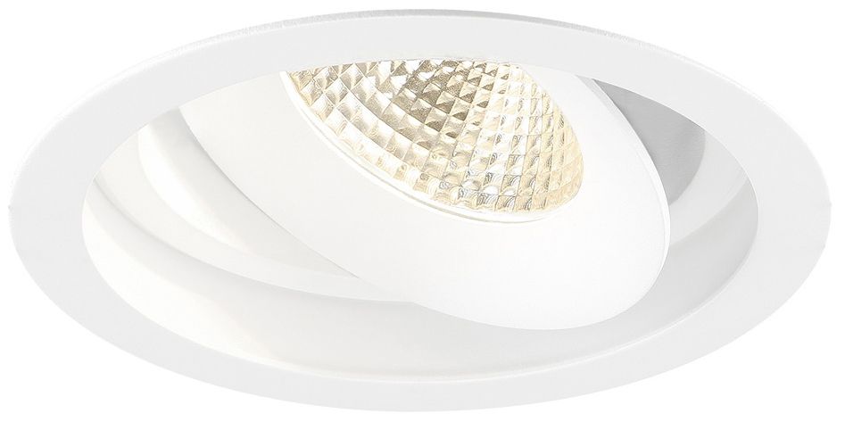 Eurofase Amigo 6 1/4" White 26W LED Round Gimbal Downlight