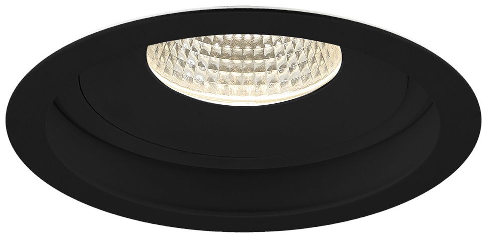 Eurofase Amigo 6 1/4" Black 26W LED Round Recessed Downlight