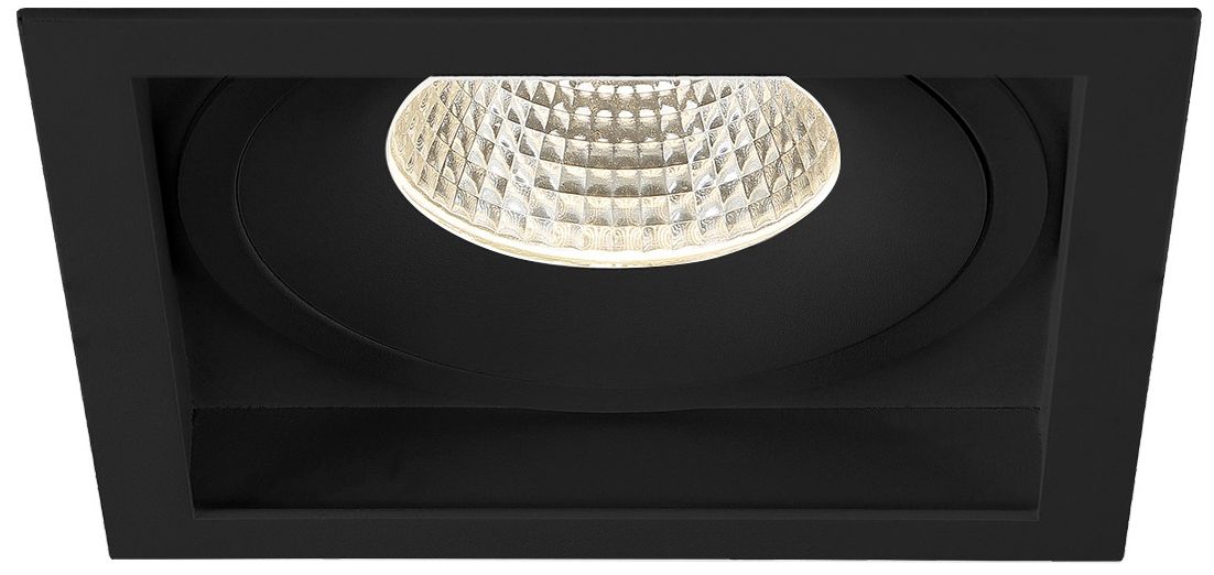 Amigo 6 1/4" Black 26 Watt LED Square Recessed Downlight