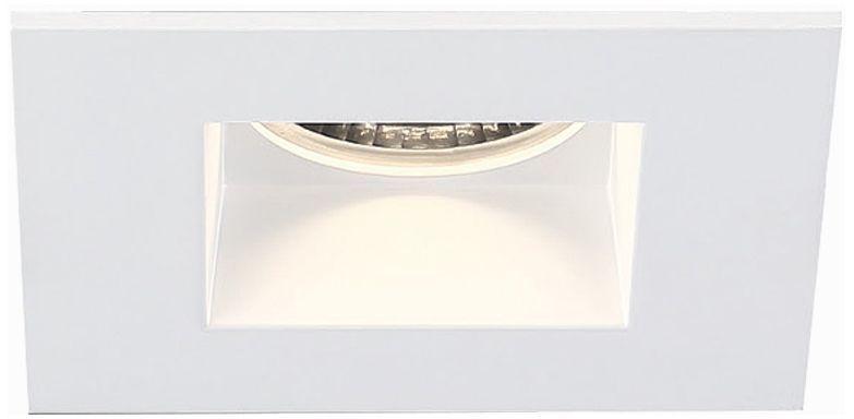 Eurofase 3 1/2" White 12 Watt LED Square Gimbal Downlight