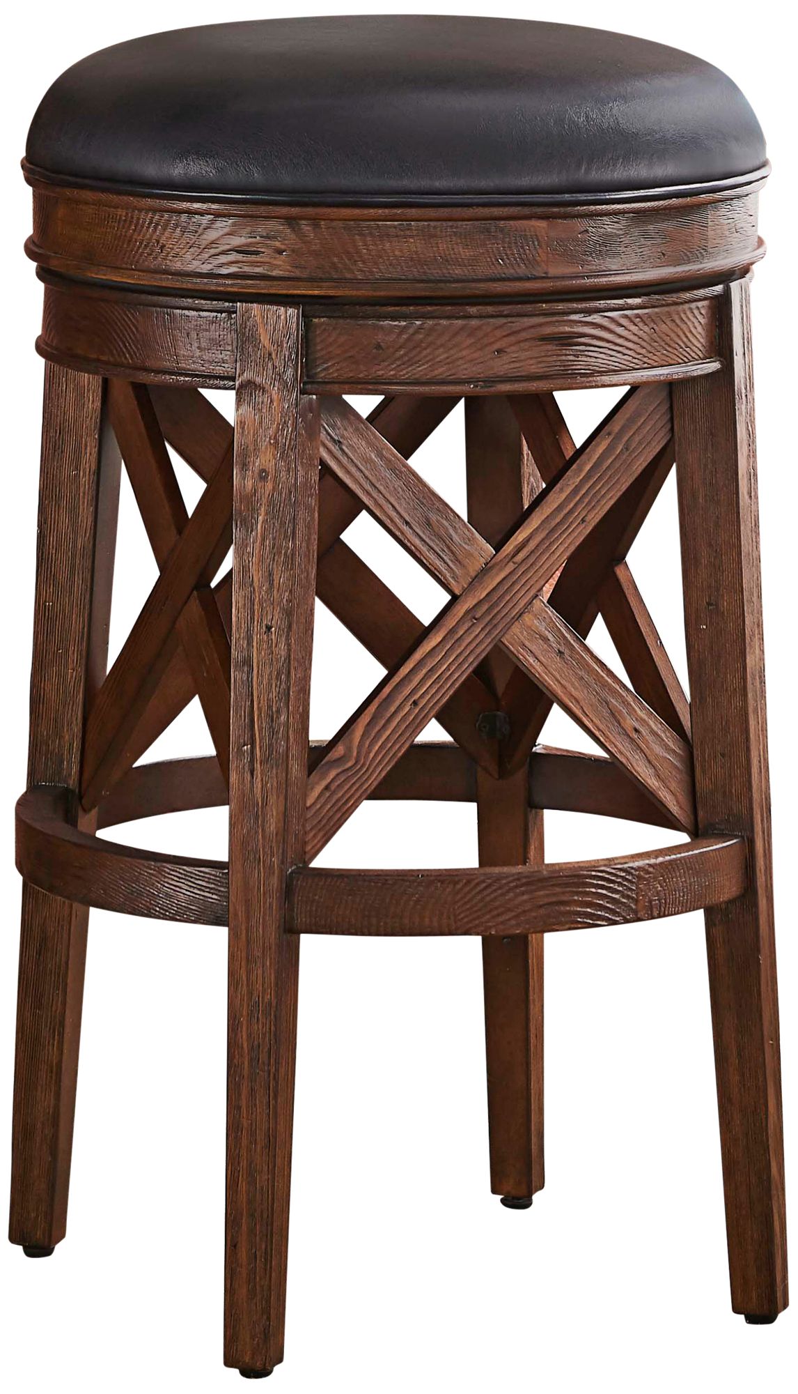 American Heritage Bristol 31 Java Bonded Leather Bar Stool