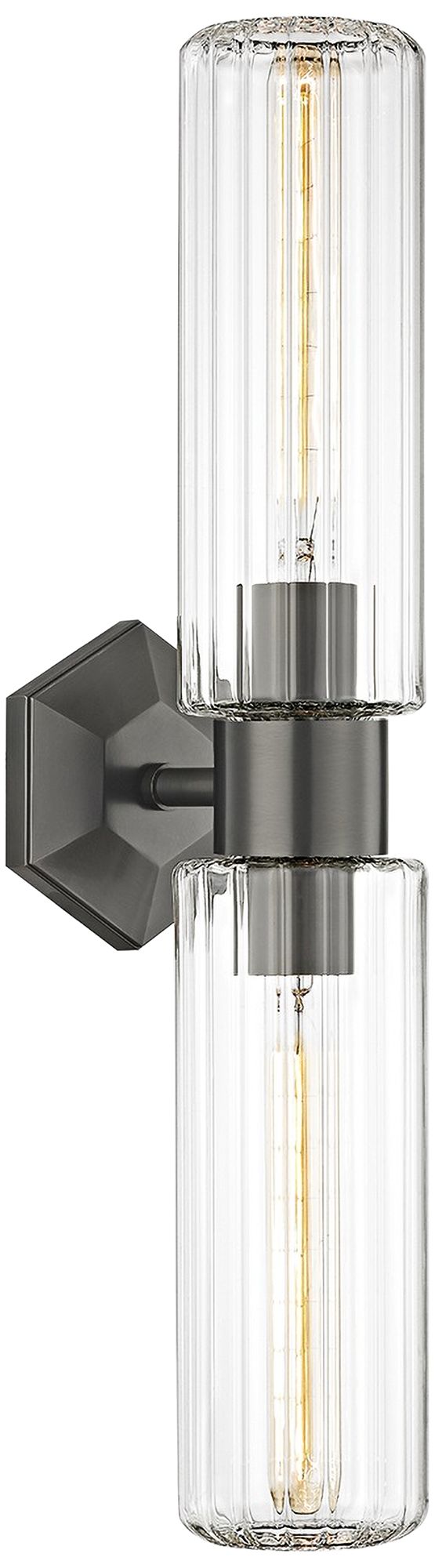 Roebling 23 3/4" High Old Bronze 2-Light Wall Sconce