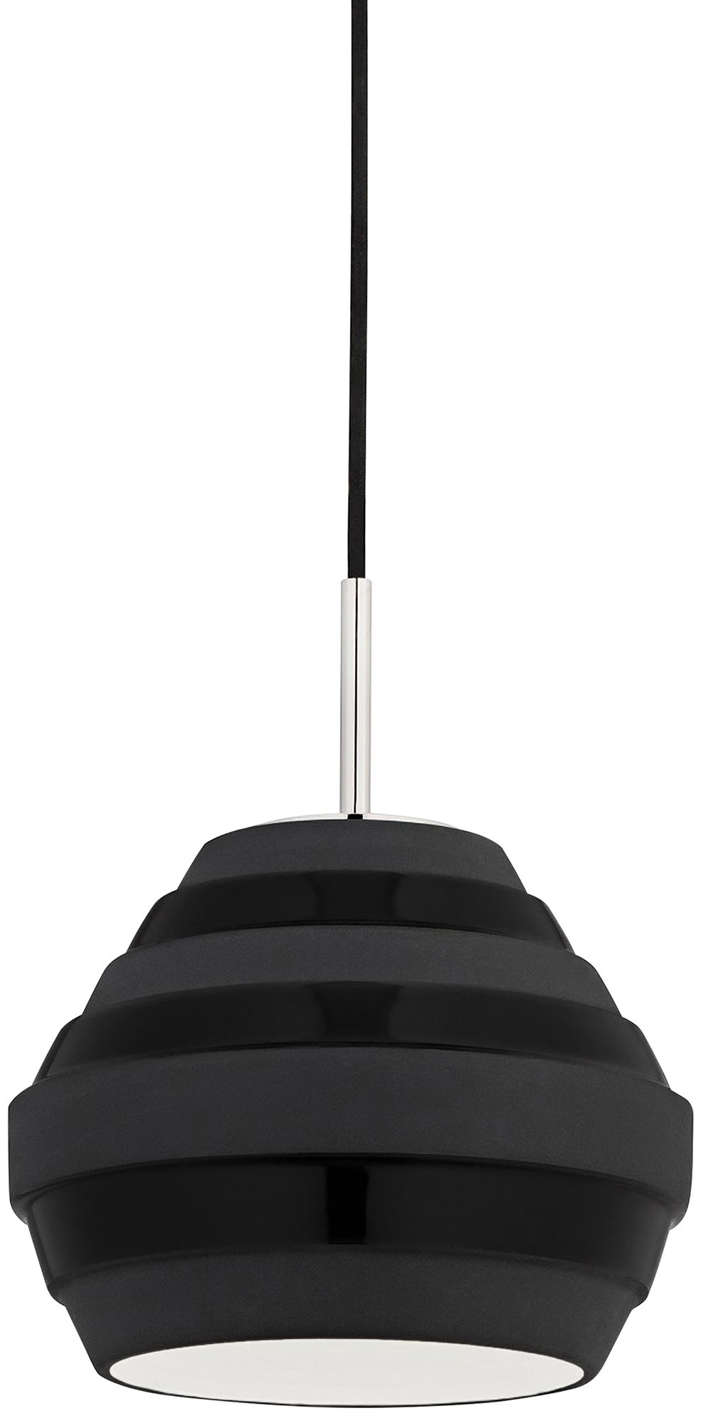 Calverton 10" Wide Polished Nickel Mini Pendant Light