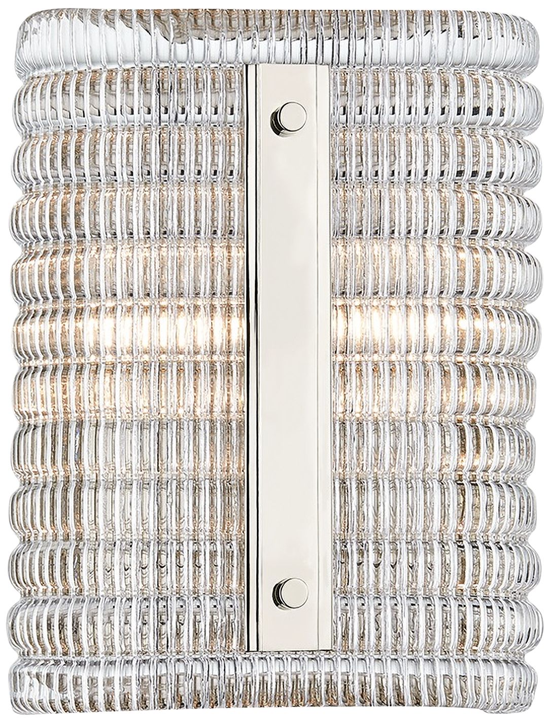 Hudson Valley Athens 9 1/2" High Polished Nickel Wall Sconce