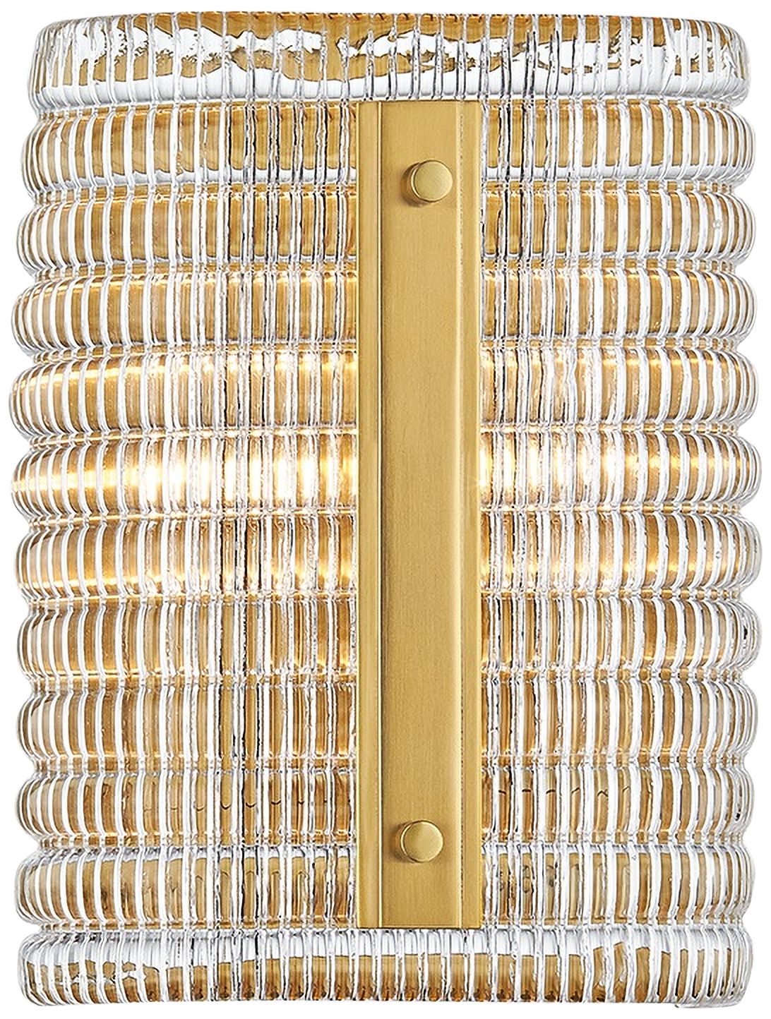 Hudson Valley Athens 9 1/2" High Aged Brass Wall Sconce