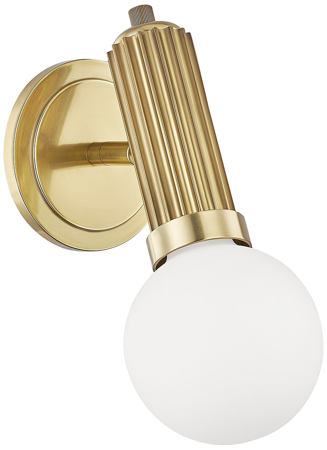 Hudson Valley Reade 11 3/4" High Aged Brass LED Wall Sconce