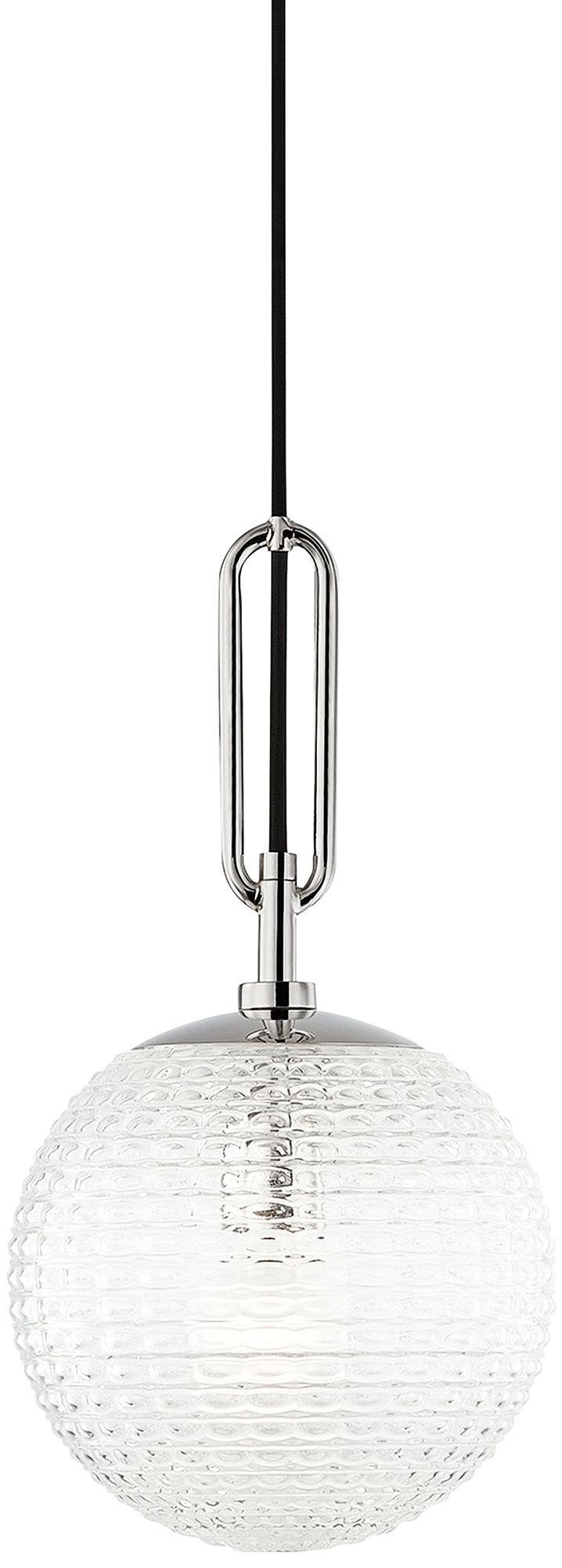 Hudson Valley Jewett 8"W Polished Nickel Mini Pendant Light