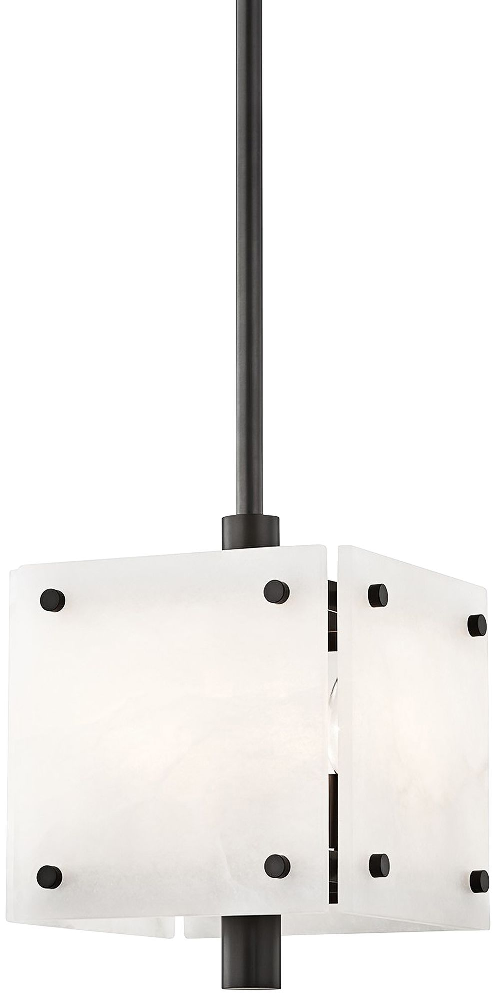 Paladino 10 1/2" Wide Old Bronze Cube Mini Pendant Light