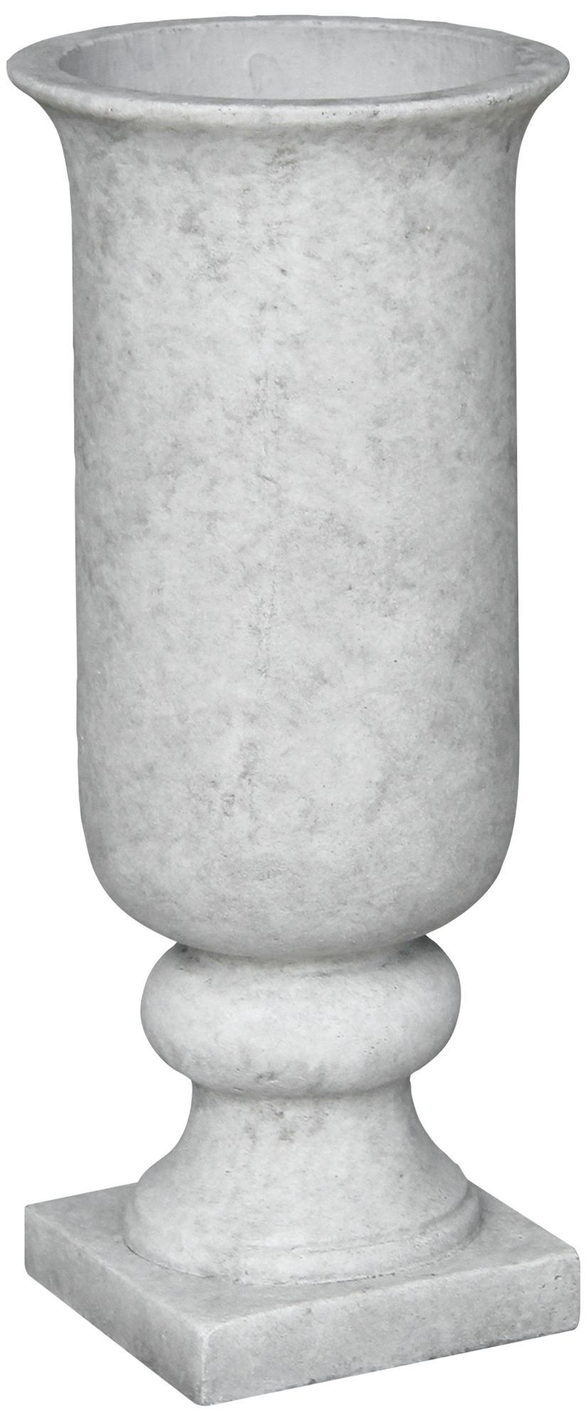 Interlude 24 1/2" High Light Stone Concrete Vase
