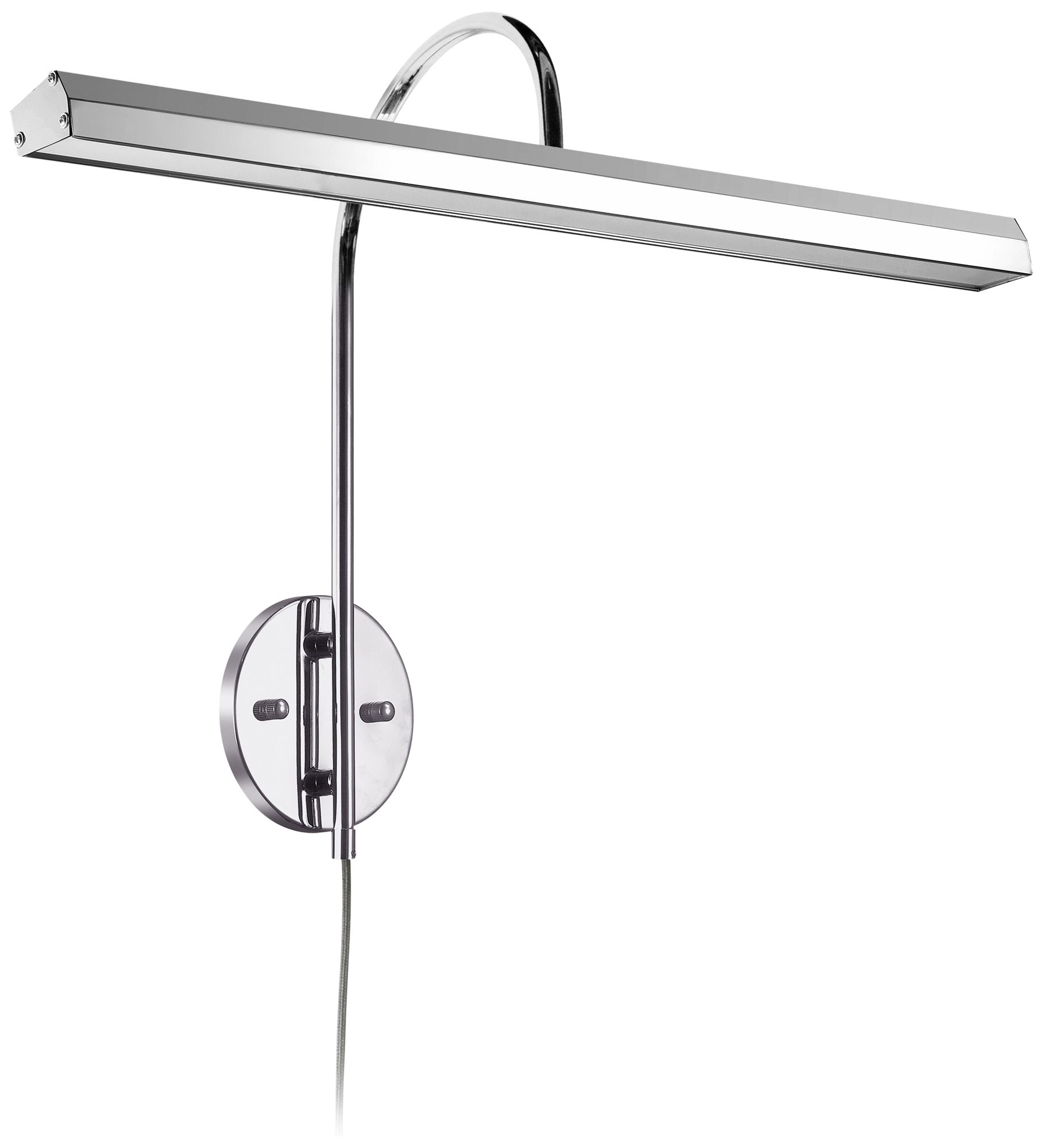 Staccato 24 1/4" Wide Polished Chrome LED Picture Light