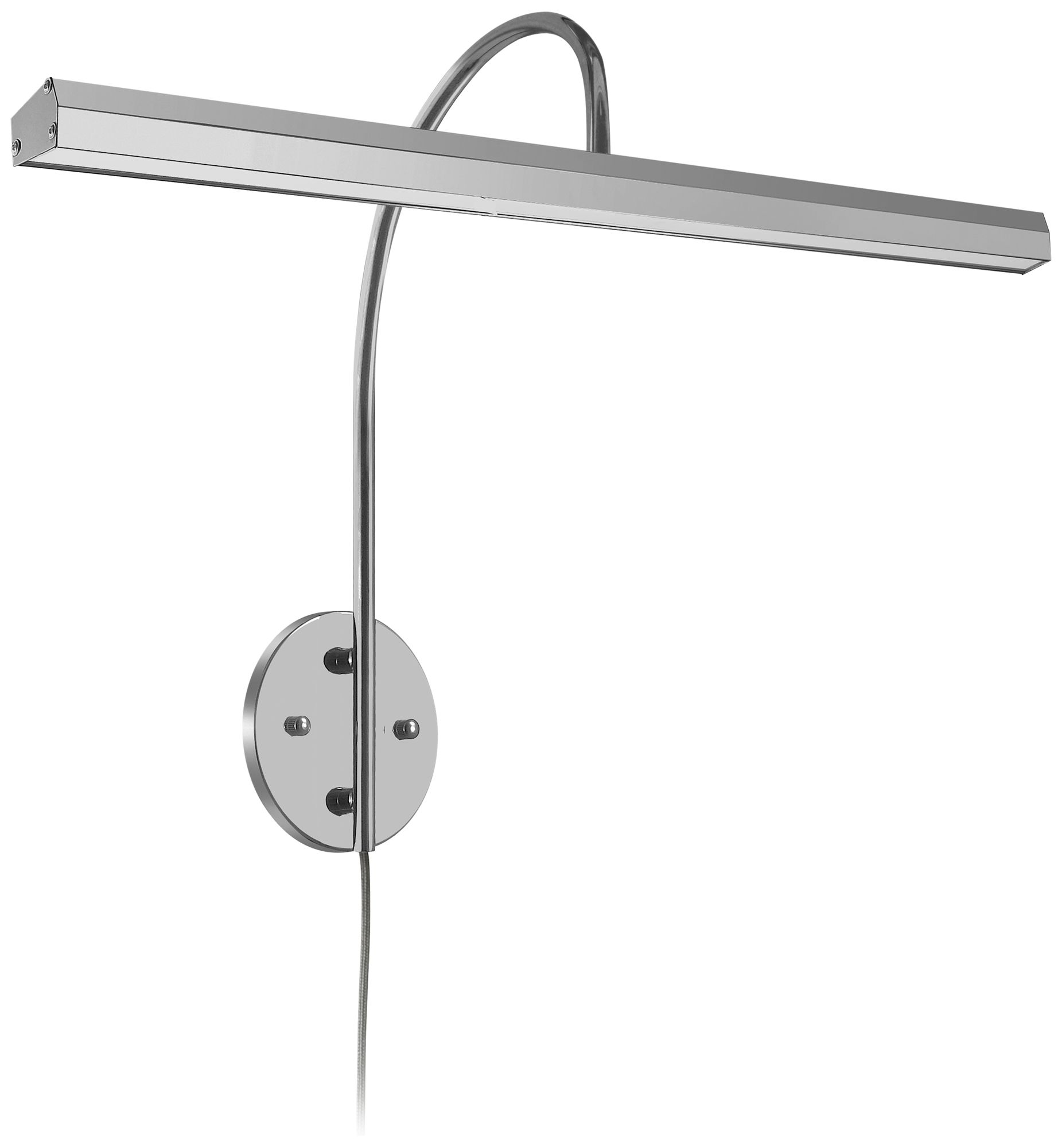 Staccato 24 1/4" Wide Satin Chrome LED Picture Light