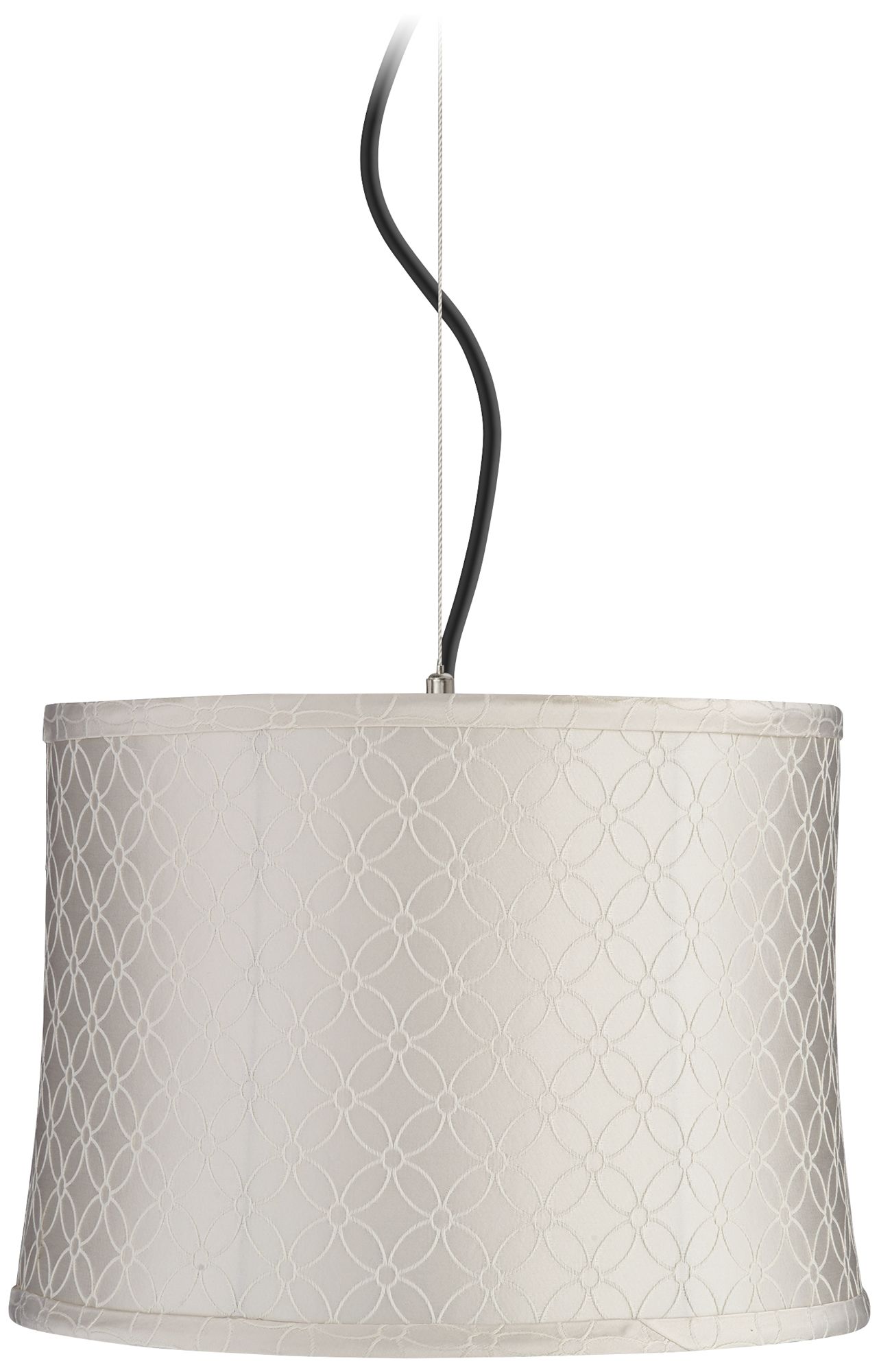 Off-White An Qing Shade 14" Wide Pendant Light