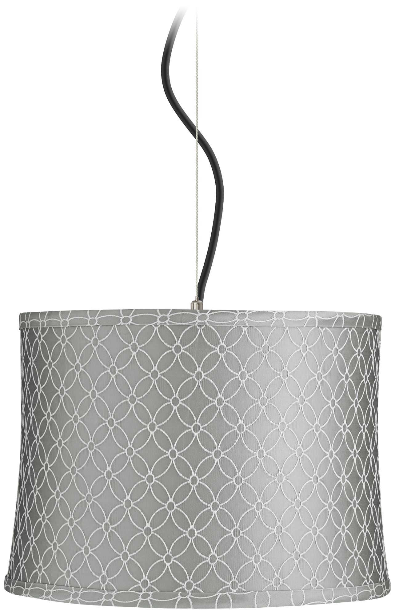 Gray An Qing Shade 14" Wide Pendant Light