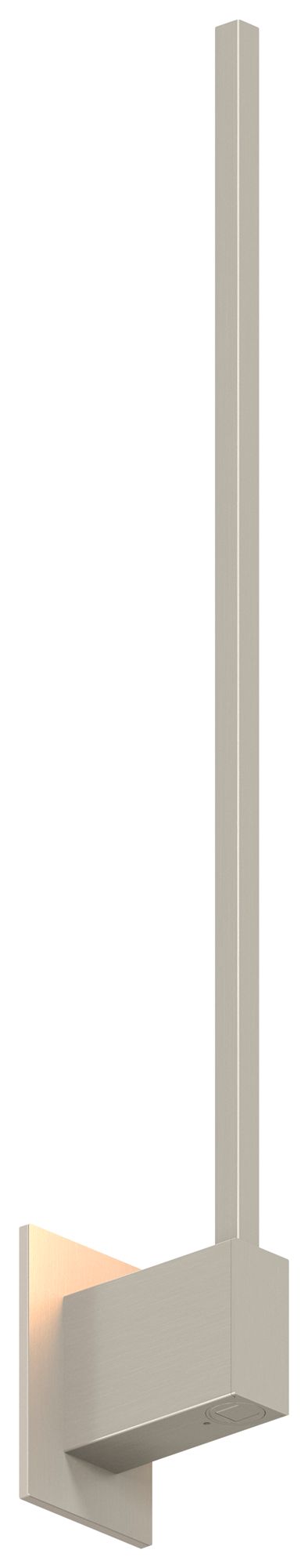 Koncept Z-Bar 24"H Brushed Nickel End-Mount LED Wall Sconce