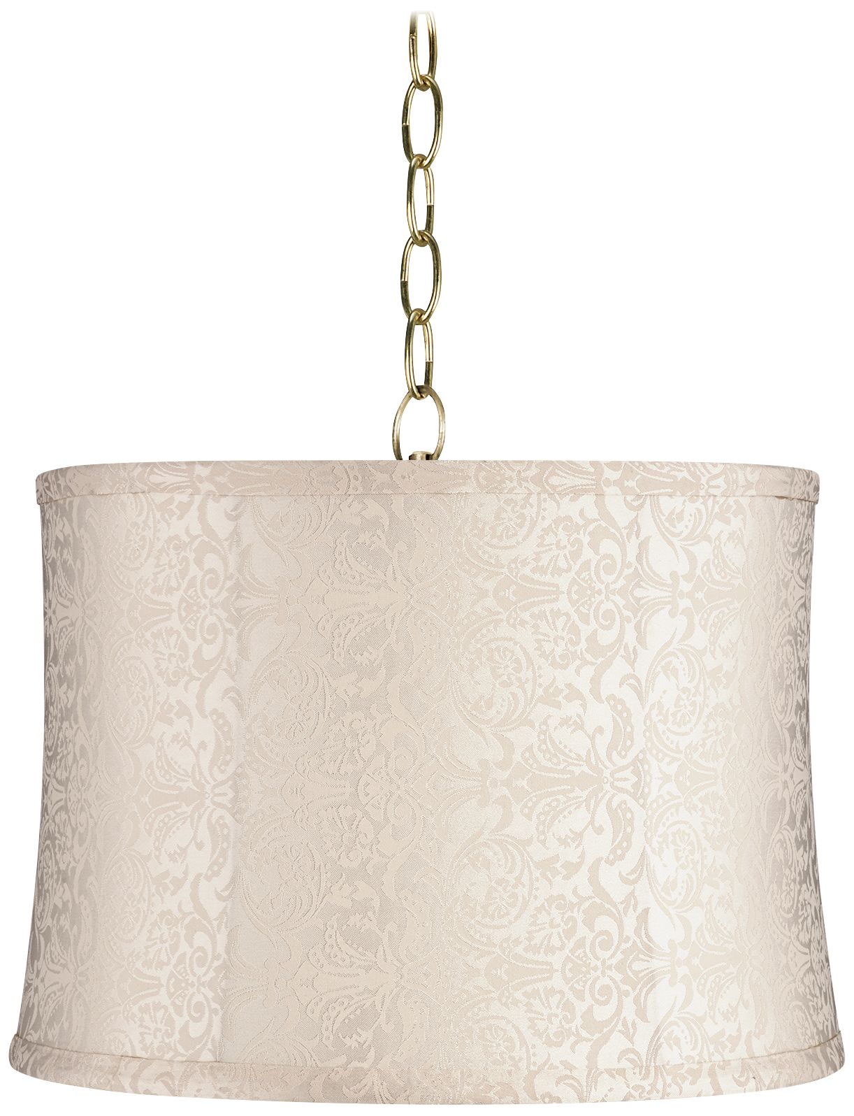 Cavani 14" Wide Antique Brass Shaded Pendant Light
