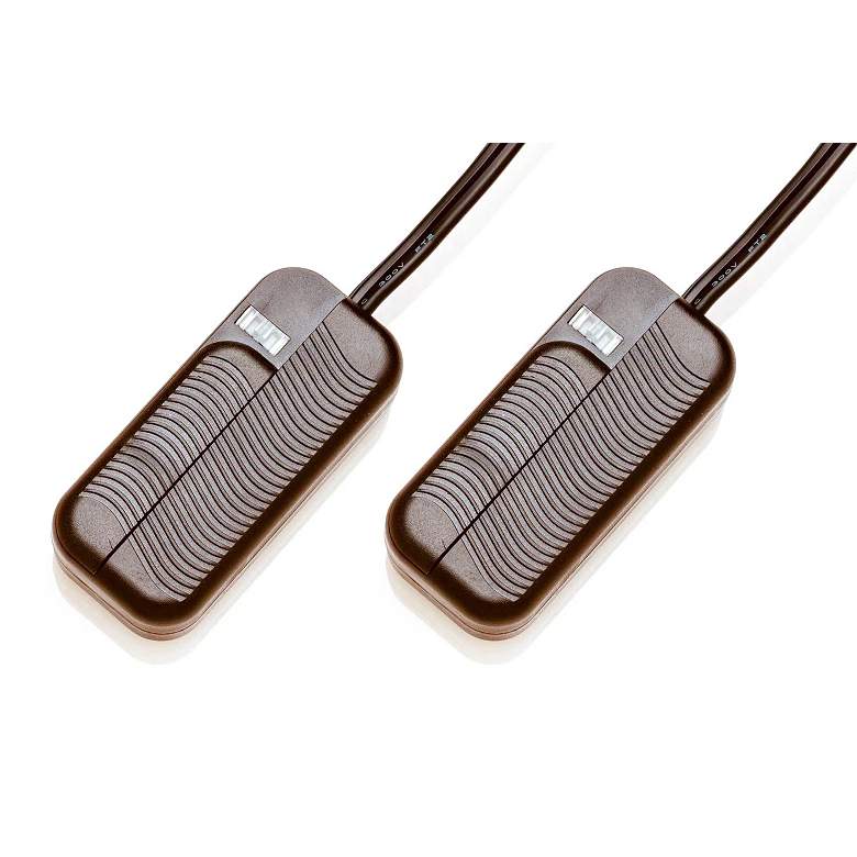 Tesler Bronze CFL/LED Set of 2 Plug-In Table Top Dimmers