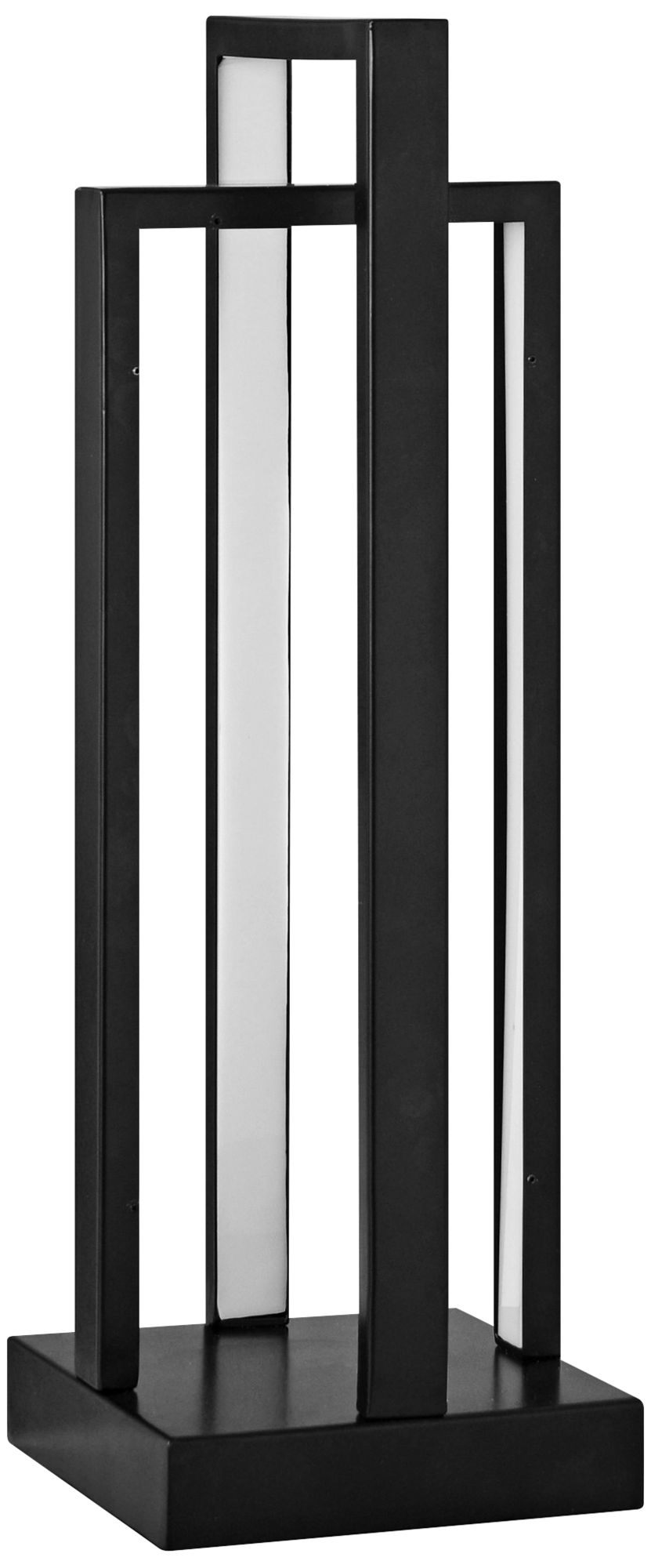 Singer Black Metal LED Uplight Accent Table Lamp