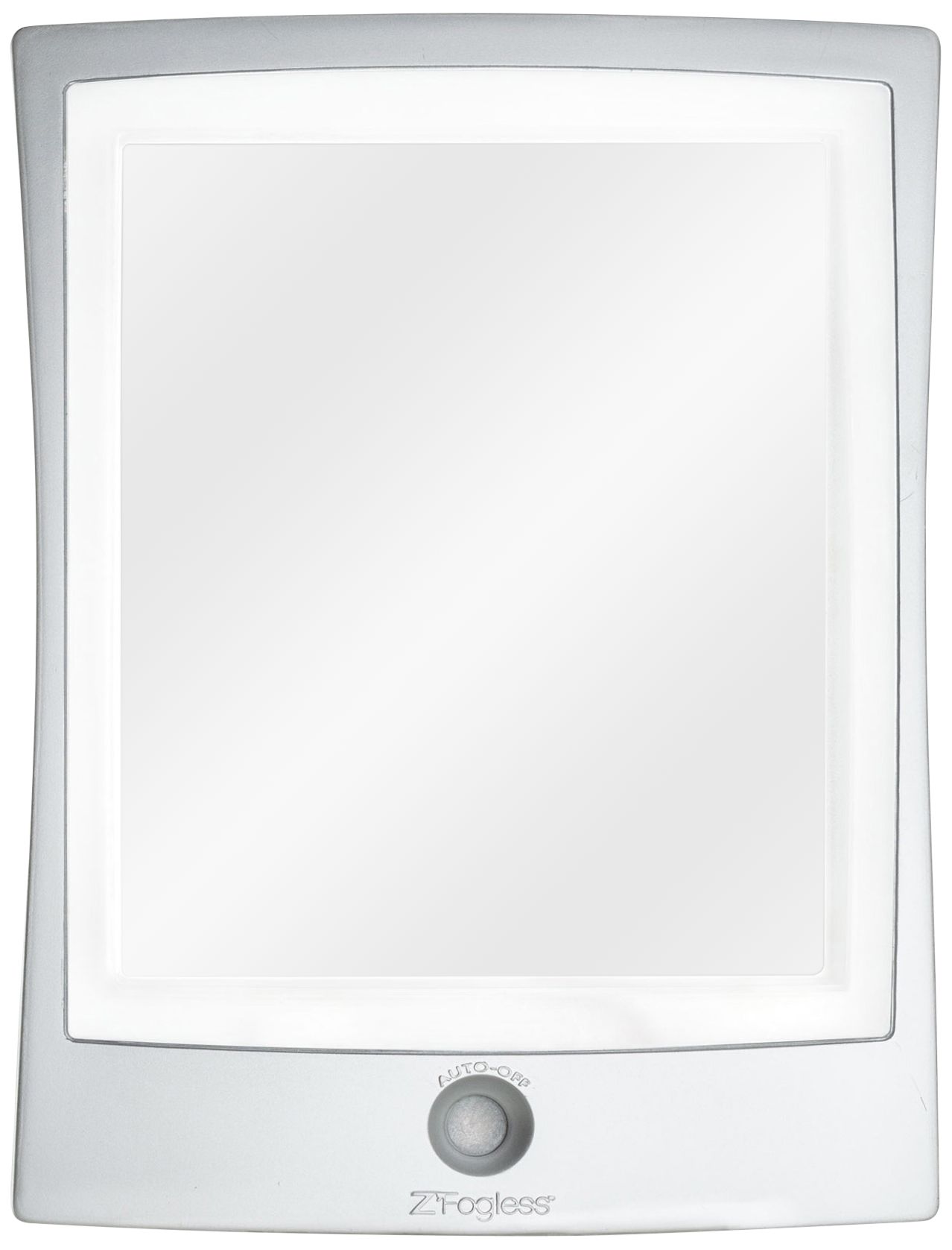 Zadro Z'Fogless Silver Rechargeable LED Lighted Water Mirror