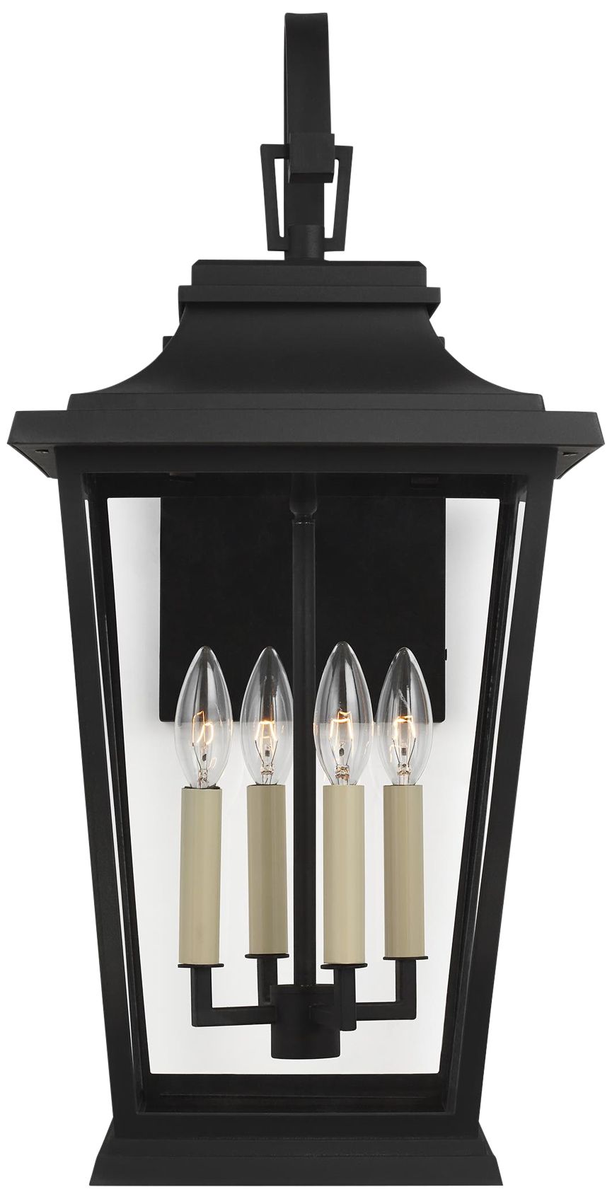 Feiss Warren 25 3/4" High Black 4Light Outdoor Wall Light 81X62