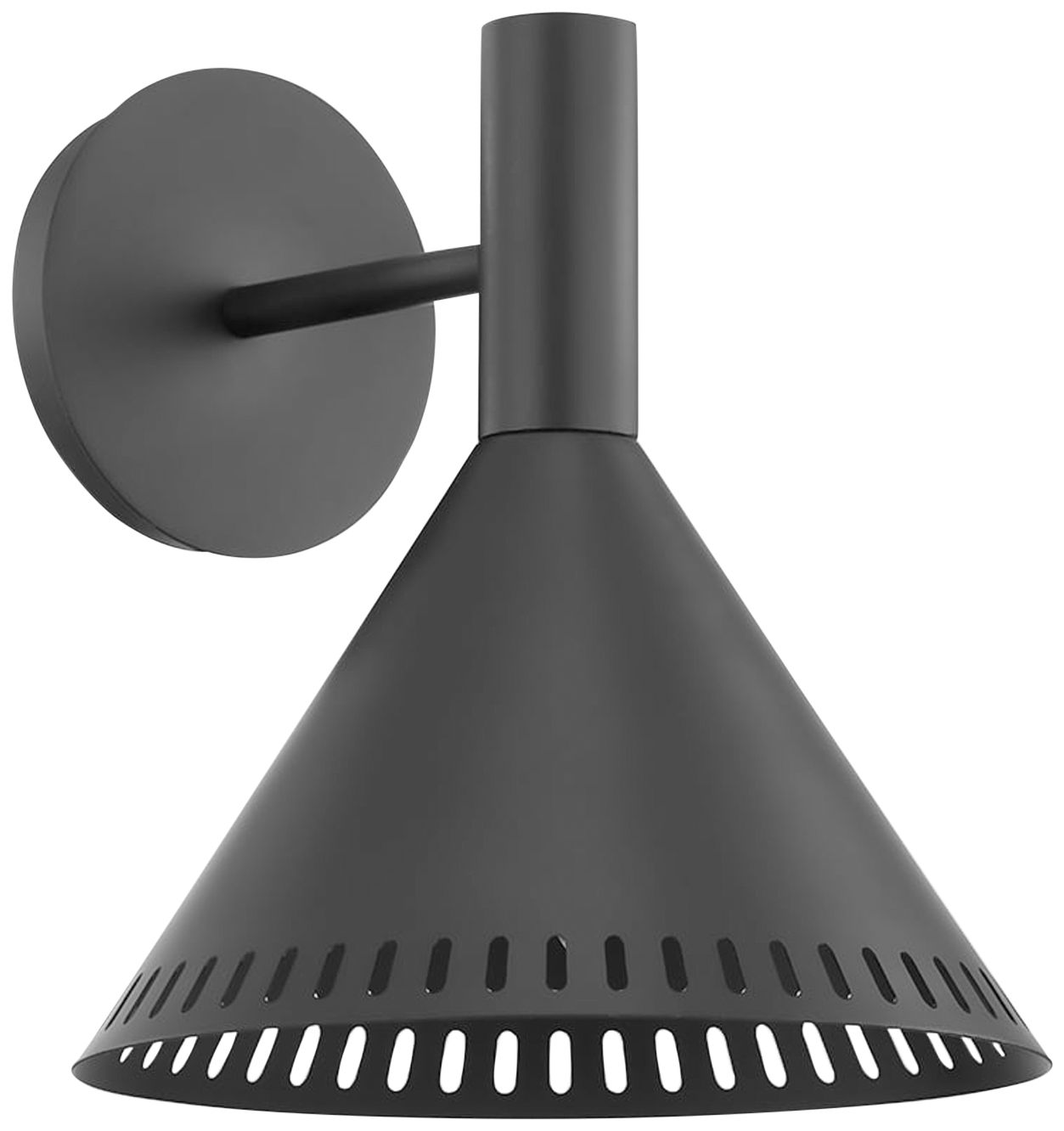 Atticus 10" High Satin Black Wall Sconce