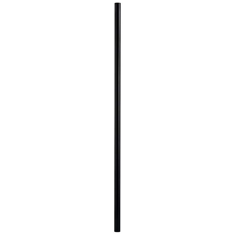 Image 1 Black 120" Direct Burial Post with Photocell and Outlet