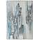 Uttermost Celebrate 73 3/4"H Abstract Framed Canvas Wall Art
