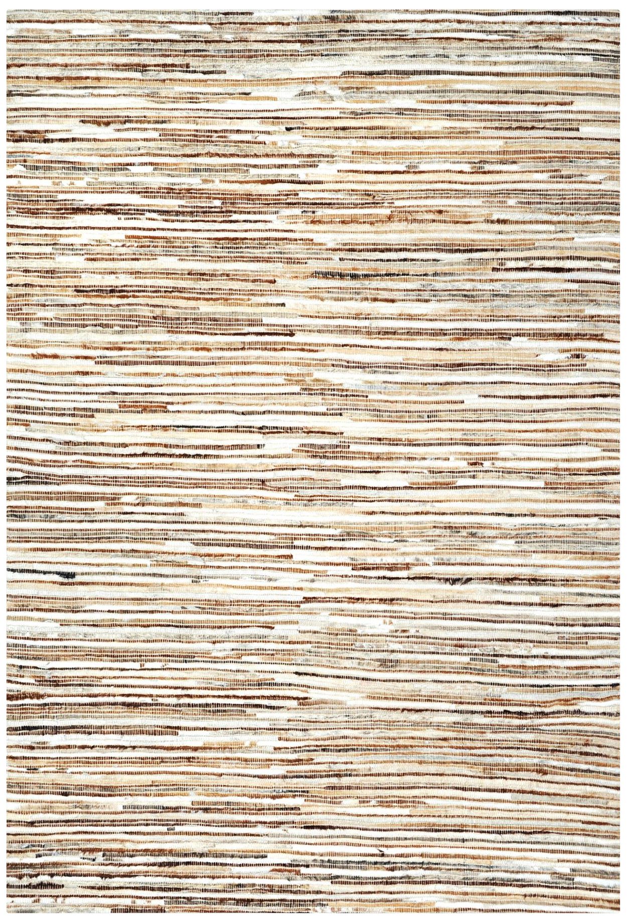 Uttermost Riviera Ivory and Brown Striped Area Rug