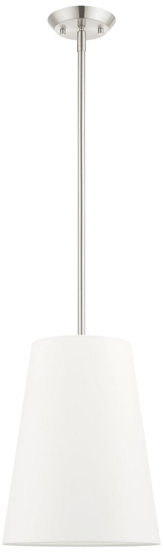 Prato 11" Wide Brushed Nickel Mini Pendant Light