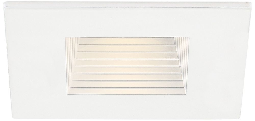 Eurofase 2 1/2" White LED Square Baffle Recessed Downlight