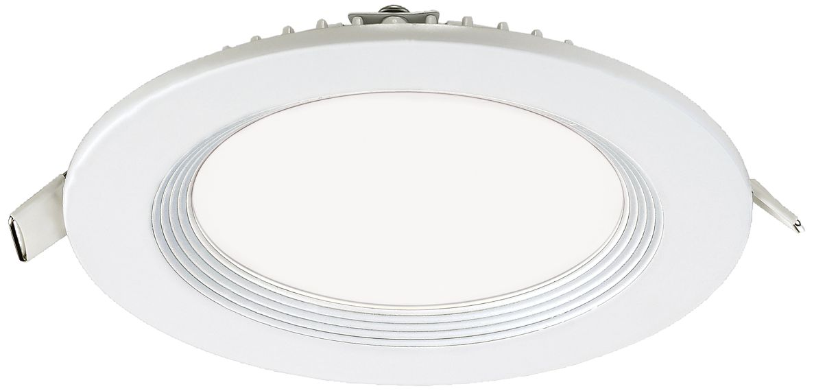 Eurofase 6" White LED Round Ribbed Baffle Recessed Downlight