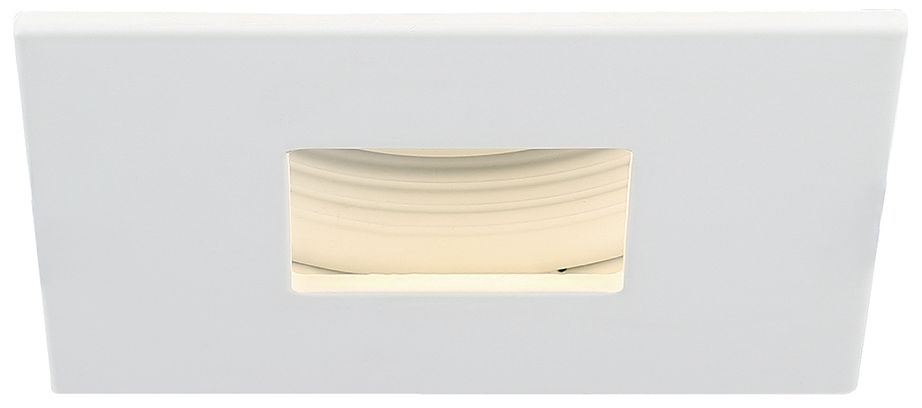 Eurofase 3 1/2" White LED Square Regress Baffle Downlight