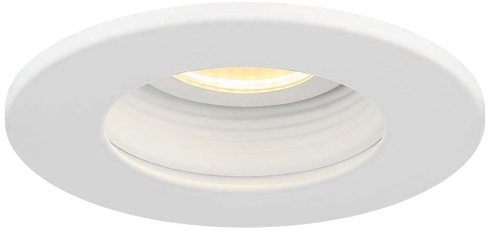Eurofase 3 1/2" White LED Round Baffle Recessed Downlight
