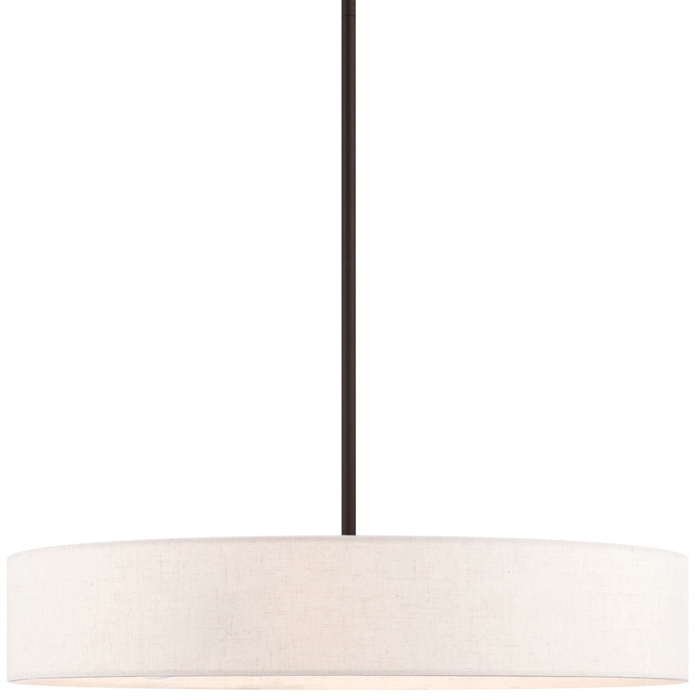 Venlo 22" Wide Bronze Drum Pendant Light