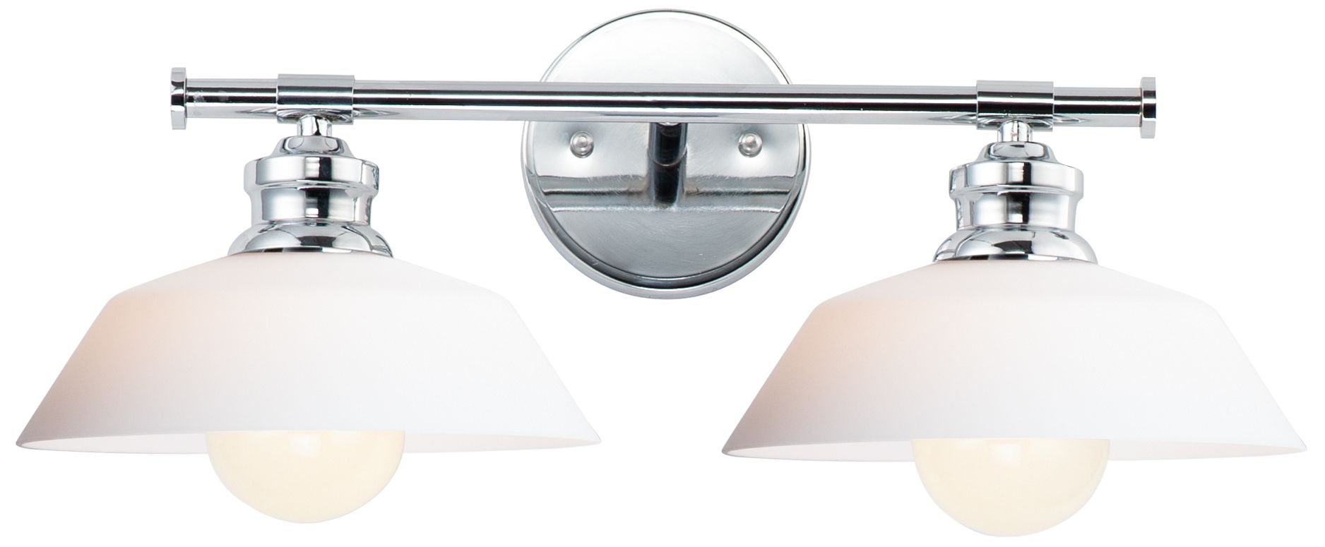 Willowbrook 7 3/4" High Polished Chrome 2-Light Wall Sconce