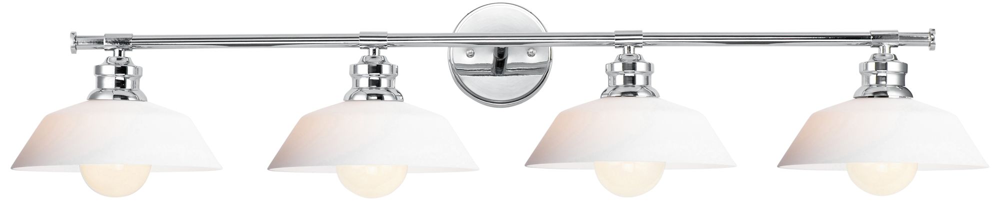 Willowbrook 42 1/4" Wide Polished Chrome 4-Light Bath Light