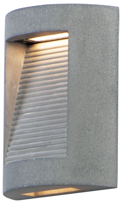 ET2 Boardwalk 10 1/4" High Greystone LED Outdoor Wall Sconce