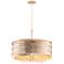 Maxim Glamour 24" Wide Champagne and Gold Pendant Light