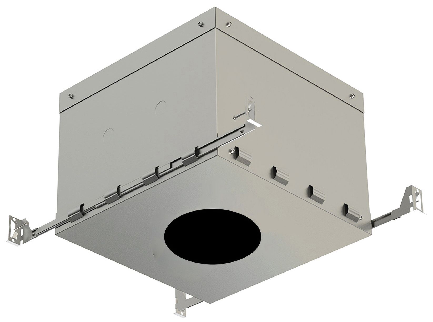 11" Wide Steel Airtight IC-Rated Box for 3 1/4" Round Recessed