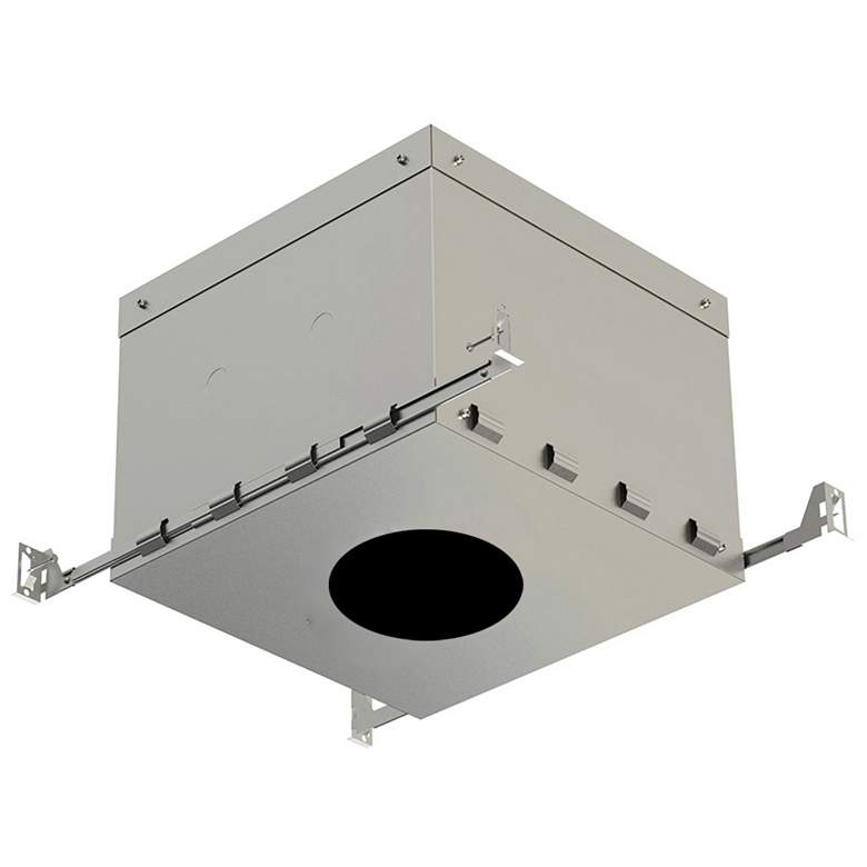 11&quot;W Steel Airtight IC-Rated Box for 3 1/4&quot; Round Recessed