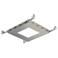 9 1/2"W Steel New Construction Plate for 3" Square Recessed