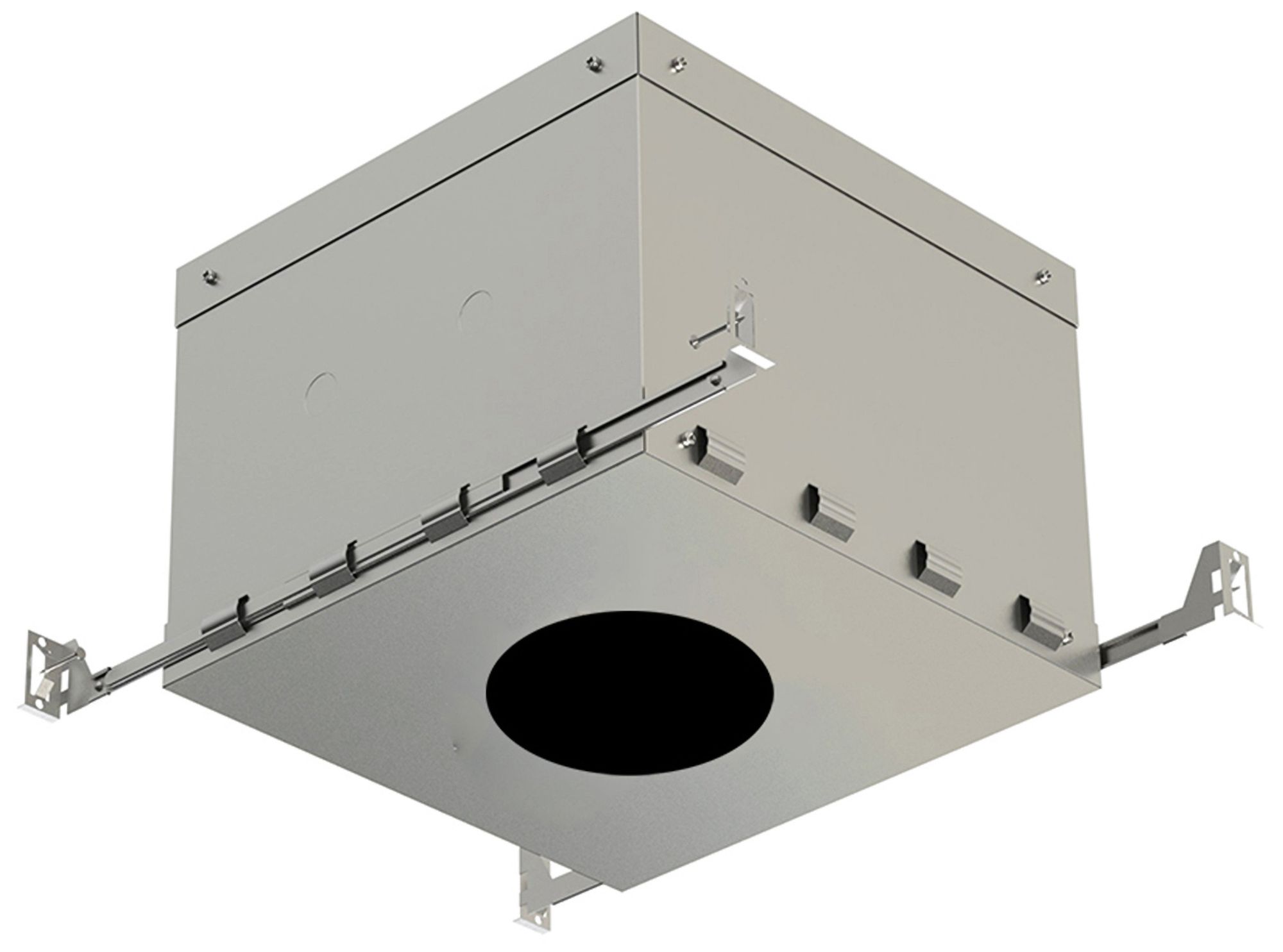 11" Wide Steel Airtight ICRated Box for 3" Round Recessed 82N25 Lamps Plus
