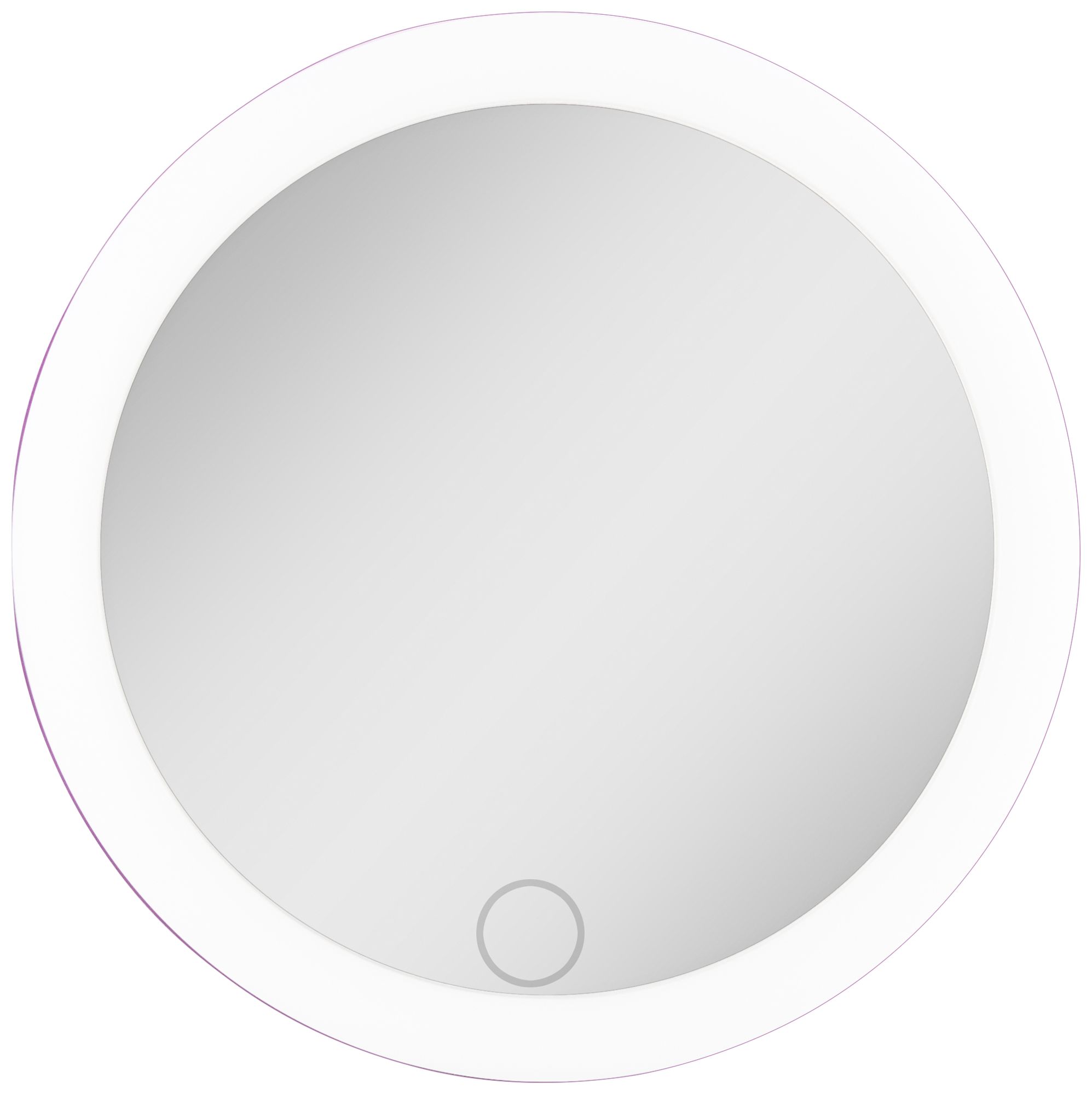 Rechargeable Compact Purple LED Makeup Mirror with USB Cord