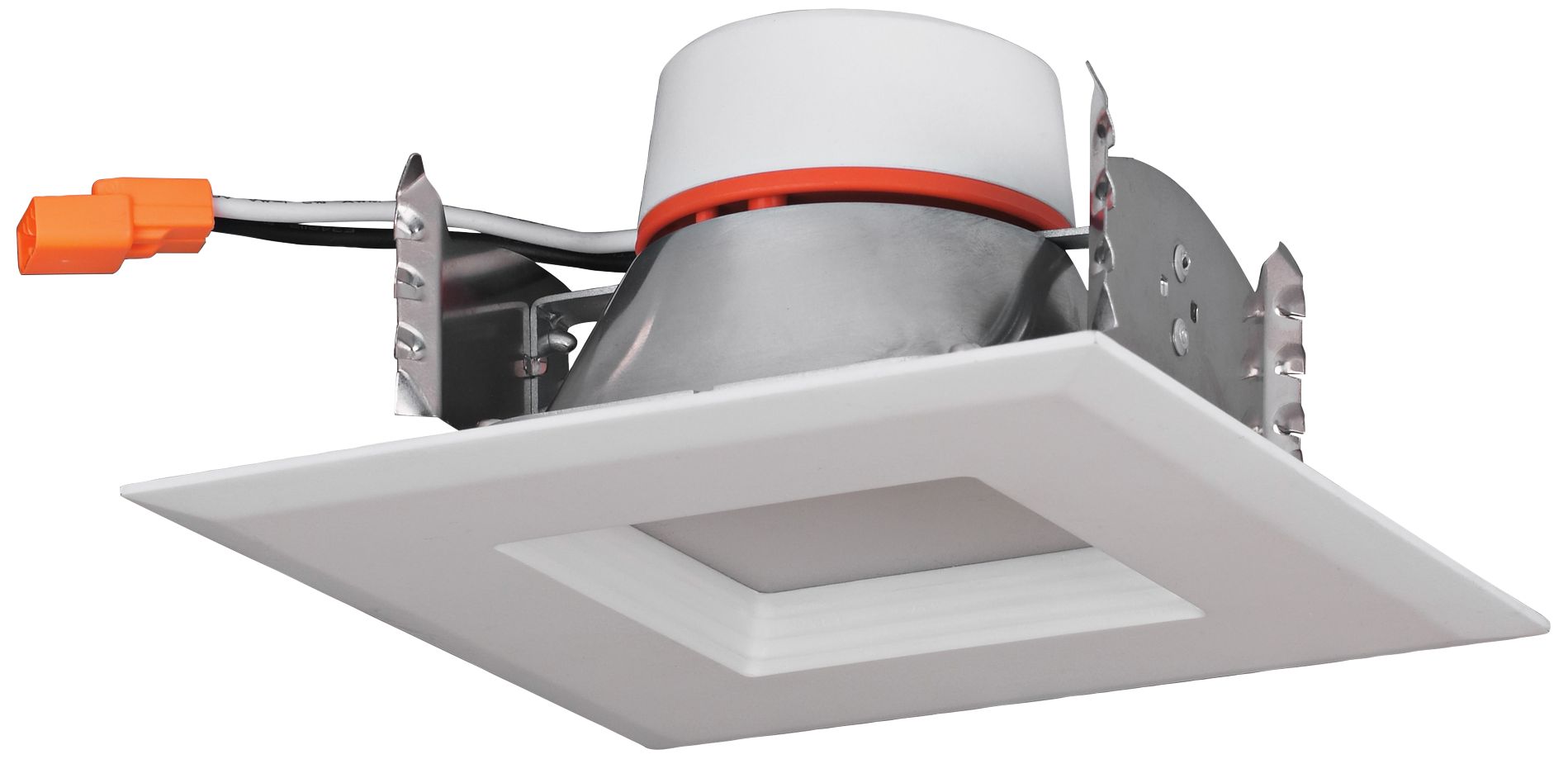 Satco 4" Square White 3000K LED Recessed Retrofit Downlight