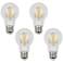 40W Equivalent Clear 4W LED Dimmable Standard A19 4-Pack